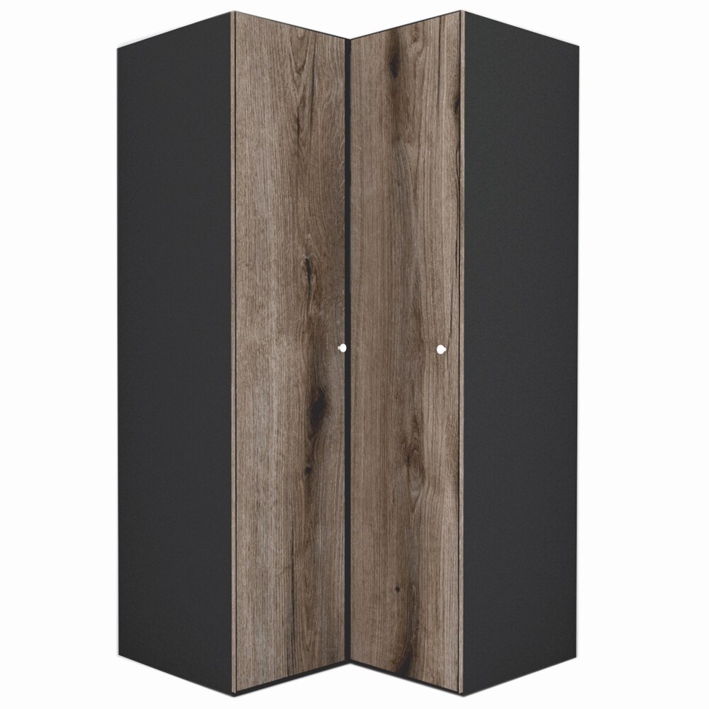 Dulap de Colt Genarom LEX Model B, Decor K366, 120-117 x 240 x 66 cm