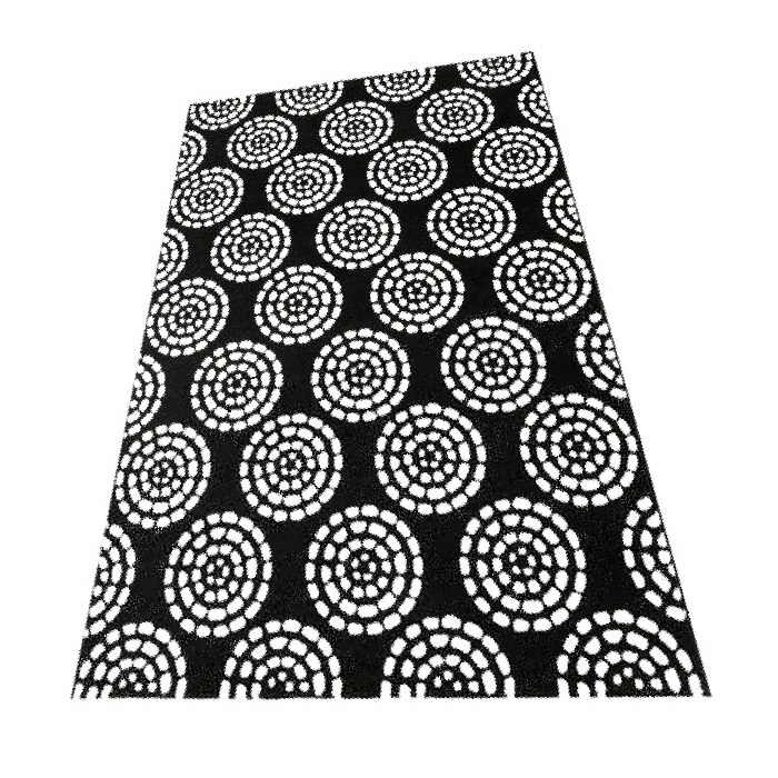 Covor Sky 21789 Merinos, negru, 80 x 150 cm