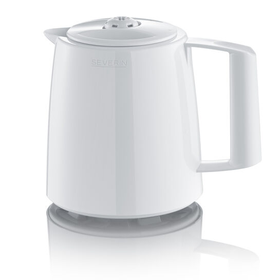 Cafetiera Severin KA 9256, putere 1000 W, 2 recipiente termice 1 L, 8 cesti, alb