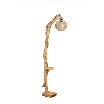 Lampadar din lemn Solo, E27, 148 cm Lampadar din lemn Solo, E27, 148 cm