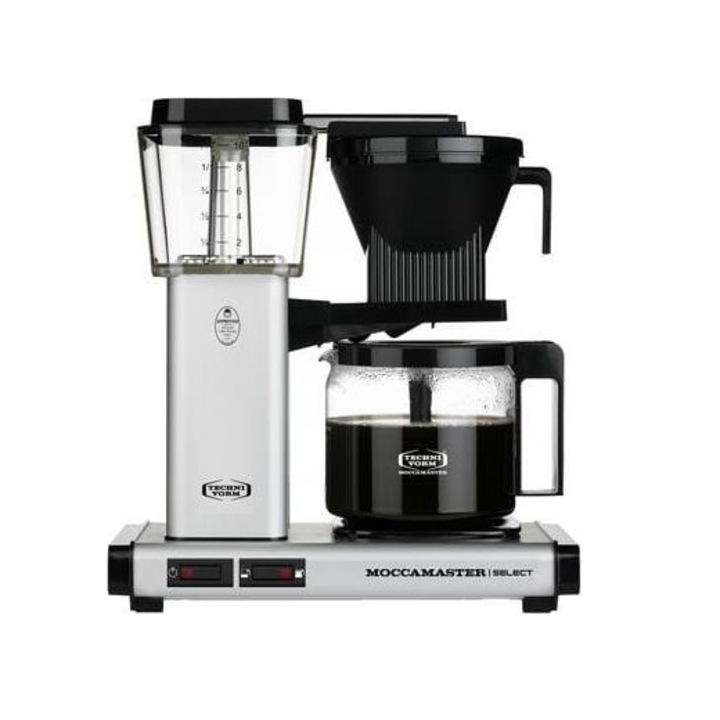 Cafetiera Moccamaster KBG 741 Select, 1520 W, 1.25 l, 10 cesti, Argintiu