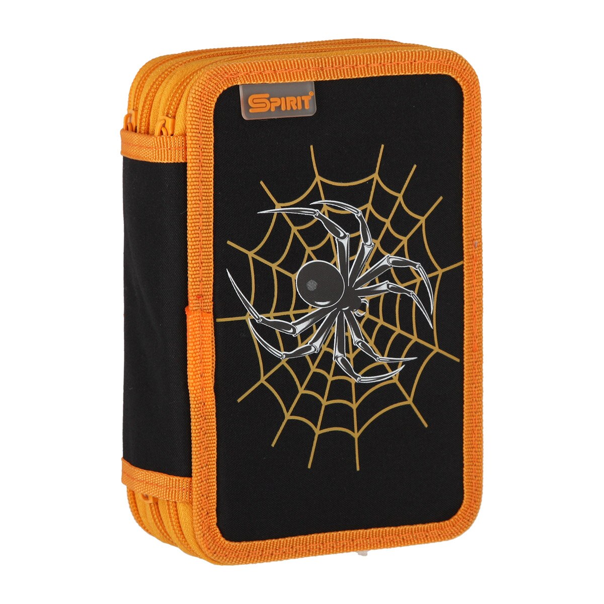 Penar echipat cu trei niveluri Spider portocaliu Spirit 28 piese, 19,5 x 12,5 x 6 cm