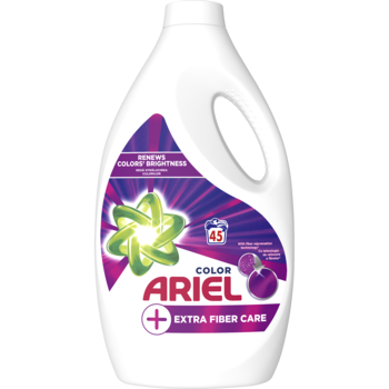 Detergent lichid Ariel + Extra Fiber Care 2.475 L, 45 spalari Detergent lichid Ariel + Extra Fiber Care 2.475 L, 45 spalari
