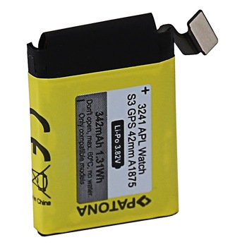 Acumulator Patona pentru Apple Watch Serie 3 GPS 42mm A1875 Acumulator Patona pentru Apple Watch Serie 3 GPS 42mm A1875