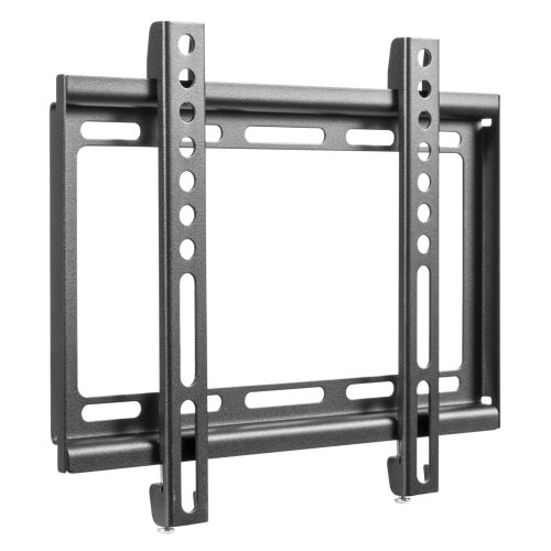 Suport TV LCD / LED Deco, pe perete, fix, metal, 22.2 x 26.5 x 1.95, 58 - 106 cm, 35 kg, negru