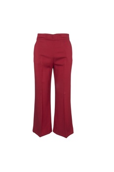 Pantaloni cu talie inalta, Pinko, Rosu, marimea 38 Pantaloni cu talie inalta, Pinko, Rosu, marimea 38