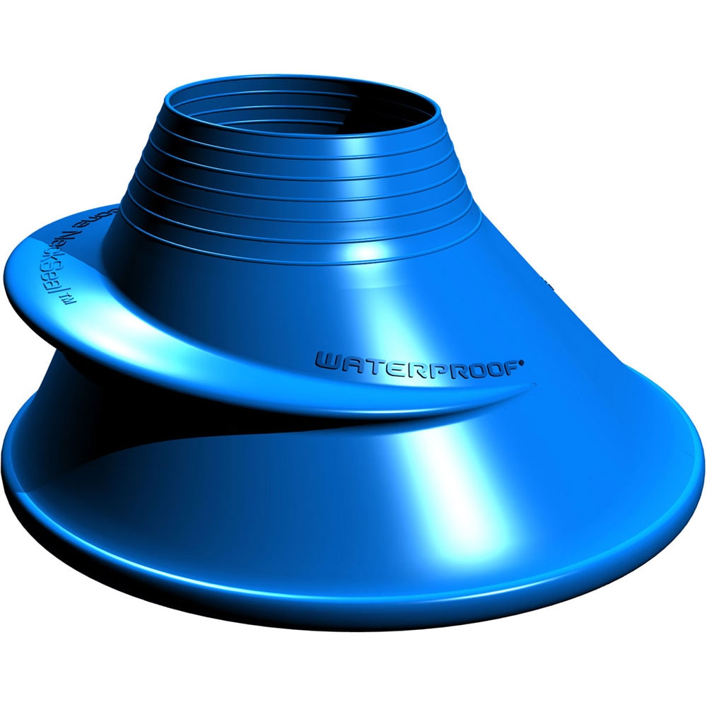 Guler silicon pentru costum etans, Waterproof, albastru, Small