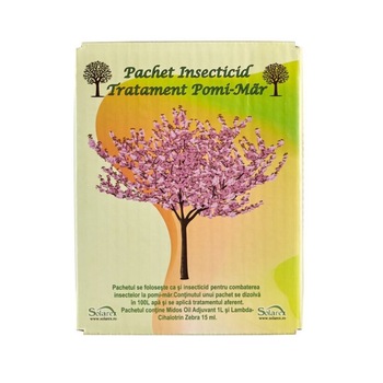 Pachet Insecticid tratament pomi Midos Oil plus Zebra, 100 litri apa Pachet Insecticid tratament pomi Midos Oil plus Zebra, 100 litri apa