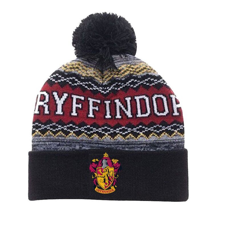 Caciula iarna, acril, Gryffindor, Harry Potter, gri