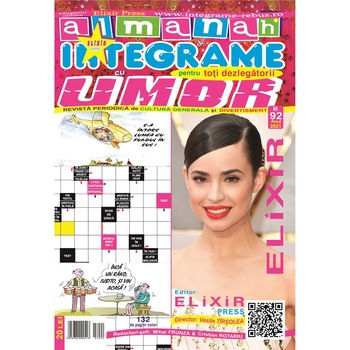 Almanah de integrame cu Umor nr. 92, 132 pagini Almanah de integrame cu Umor nr. 92, 132 pagini