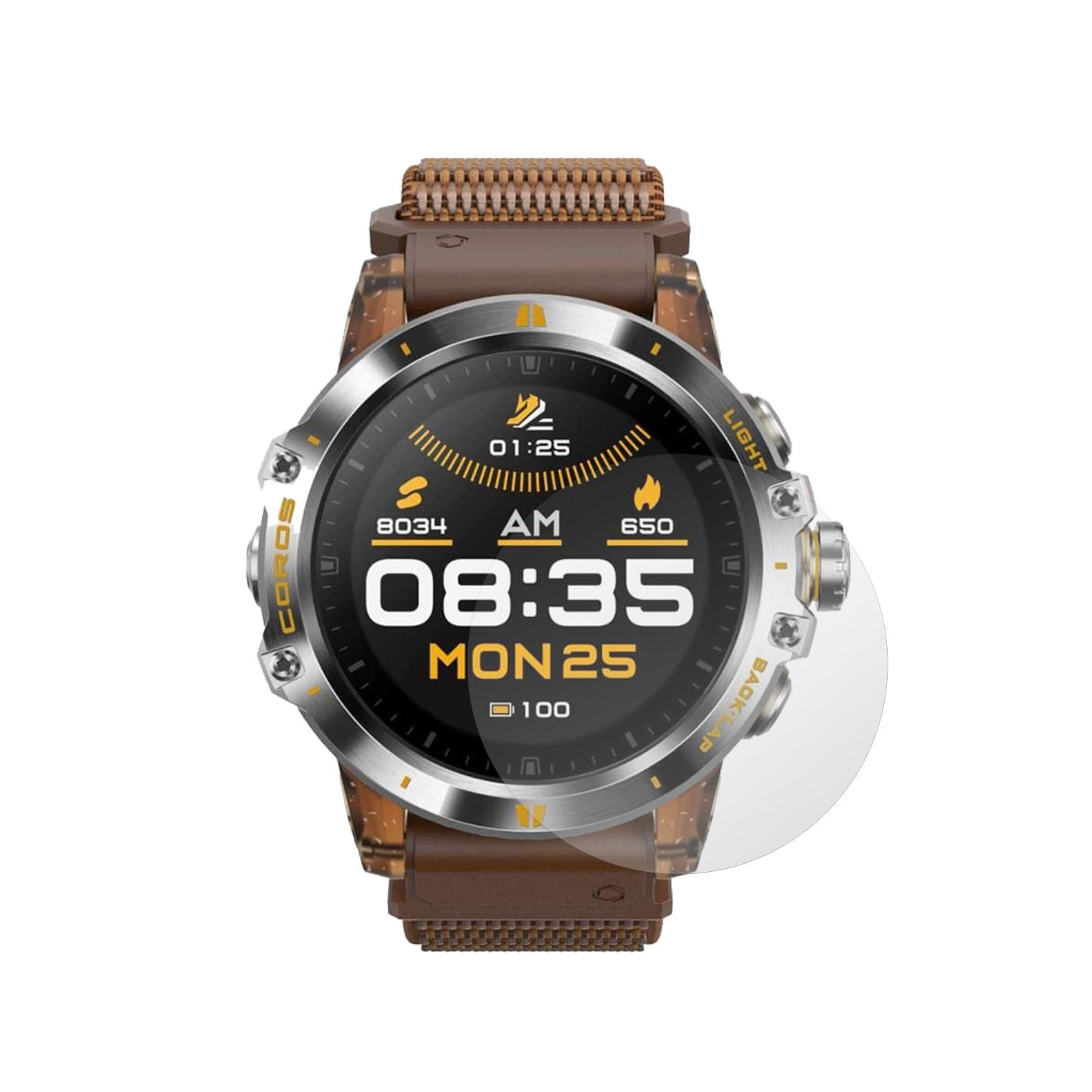 Set 4X Folie Protectie Ecran pentru Smartwatch Coros Vertix Desert Sol , Invisible Skinz Matte, Siliconica Mata Anti-Amprenta, Anti-Reflex, Adeziva si Flexibila