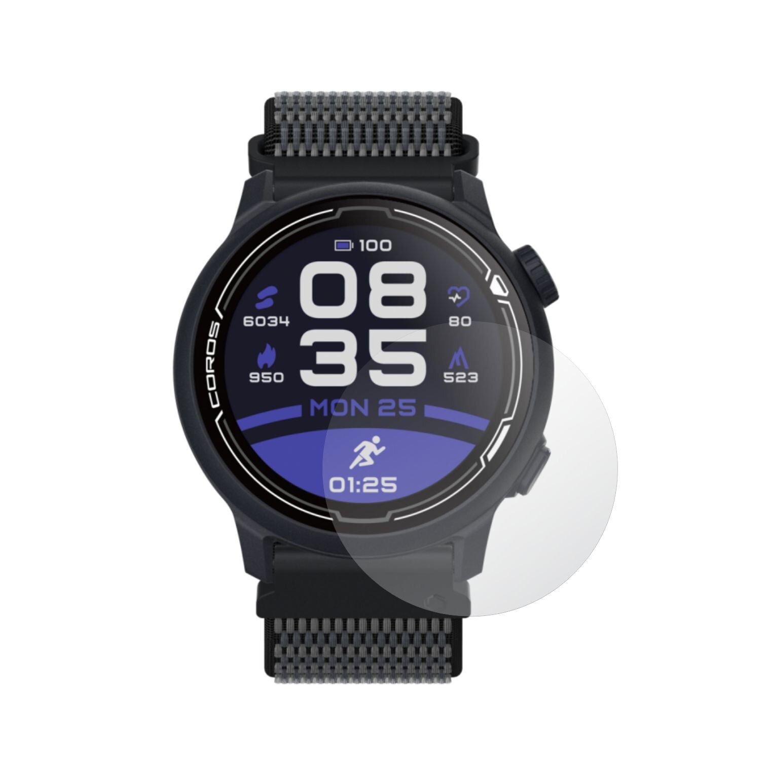 Set 4X Folie Protectie Ecran pentru Smartwatch Coros Pace 2 , Invisible Skinz Matte, Siliconica Mata Anti-Amprenta, Anti-Reflex, Adeziva si Flexibila