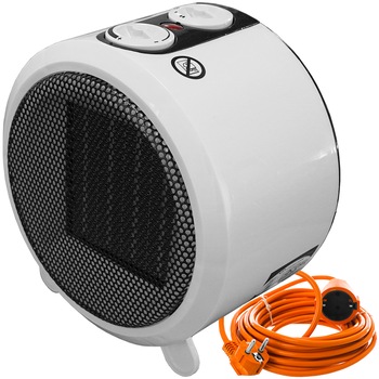 Aeroterma Descon DA-T180C, PTC, putere 1.8 kW, 3 trepte, 230 V, termostat, incalzire si ventilare, prelungitor 10m AgroPro Aeroterma Descon DA-T180C, PTC, putere 1.8 kW, 3 trepte, 230 V, termostat, incalzire si ventilare, prelungitor 10m AgroPro