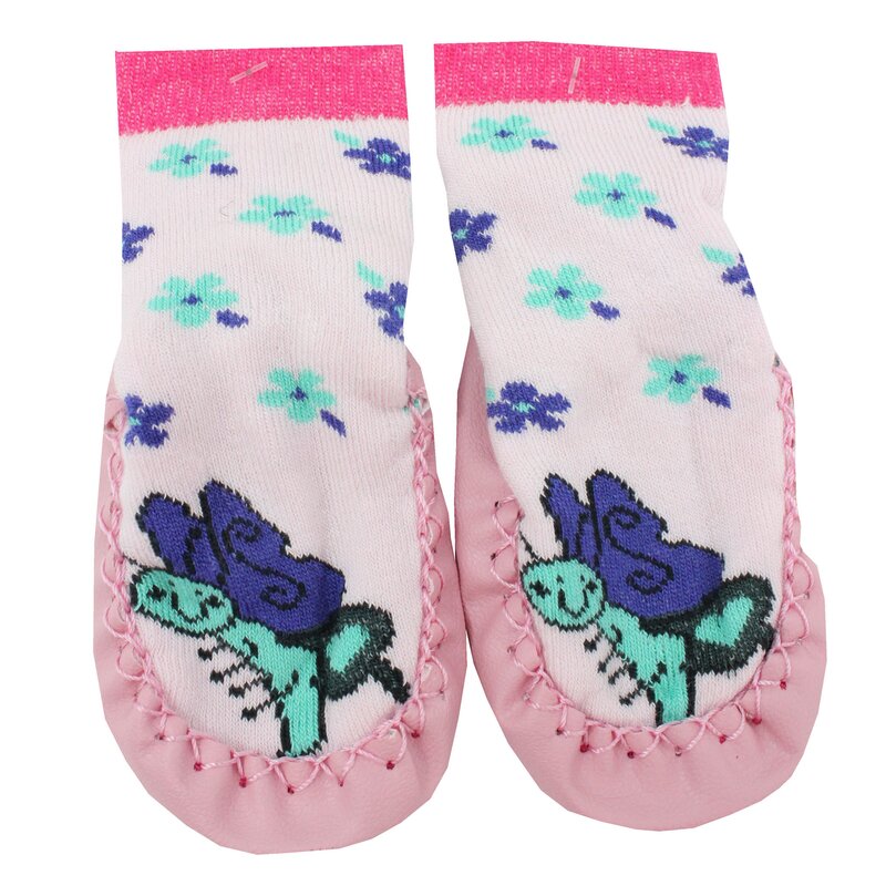 Mocasini, Albinuta, roz cu floricele 18-19