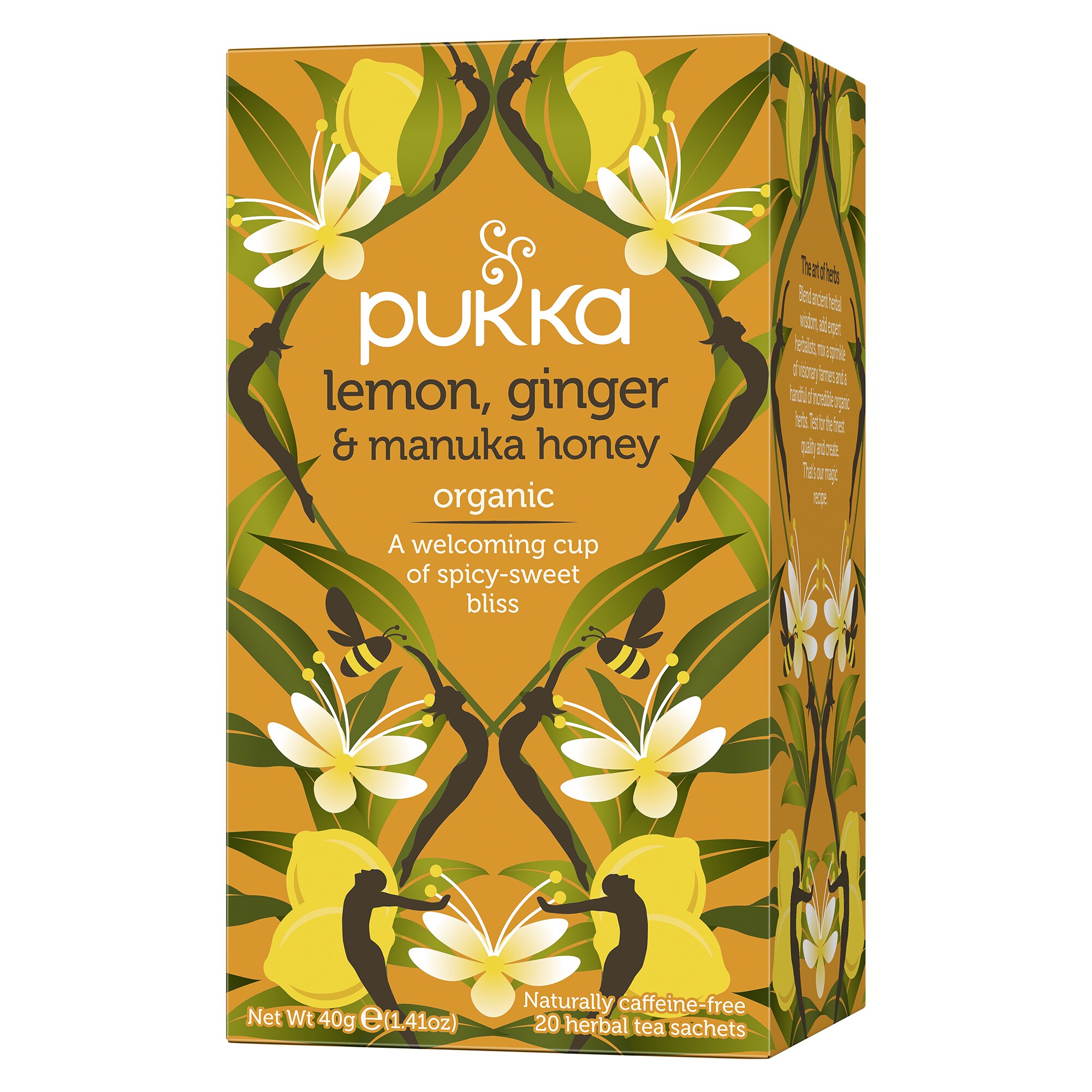 Pukka Infusion Tea, Lemon & Ginseng, 20 пакетчета чай, 40 g - eMAG.bg
