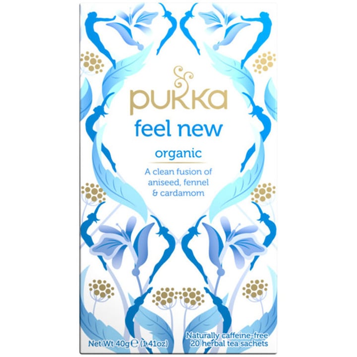 Pukka Feel New tea, 20 tasak, 40 g