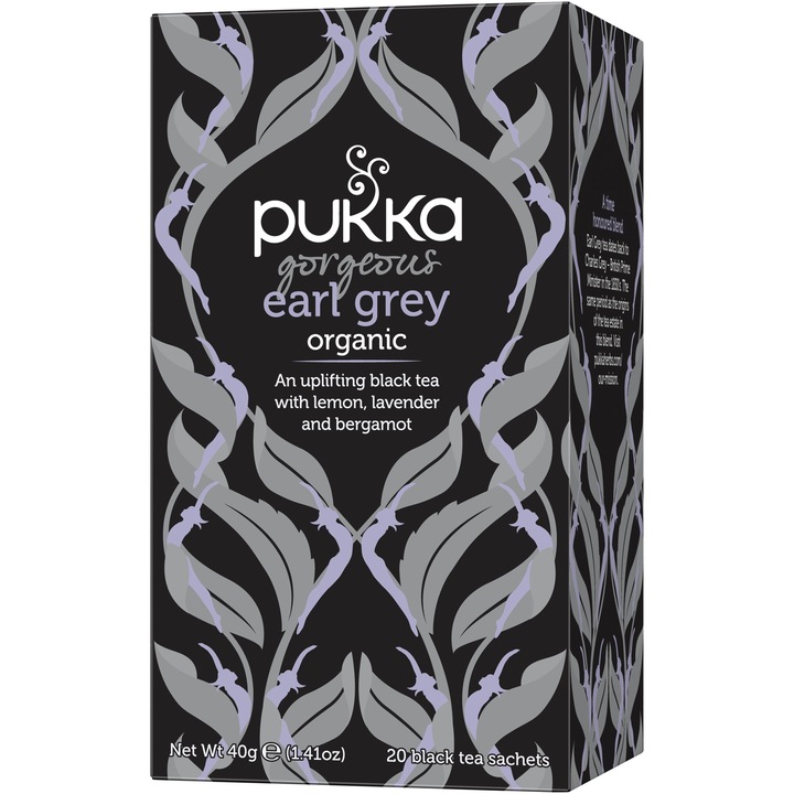 Pukka Earl Grey tea, 20 tasak, 20 g