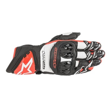 Manusi Alpinestars gp pro R3 black/white/red Marime M Manusi Alpinestars gp pro R3 black/white/red Marime M