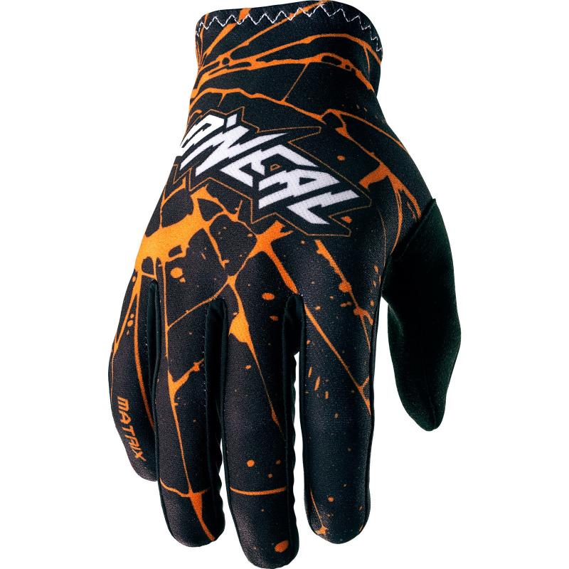 Manusi motocross O’NEAL enigma black/orange Marime S