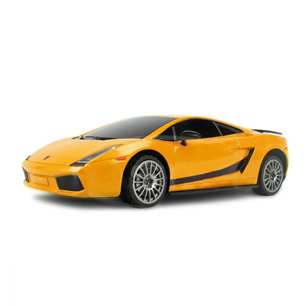 Masina Lamborghini cu telecomanda multidirectionala, 38.5 x 12 x 10 cm , galben,ATS, raza de actiune 25 m