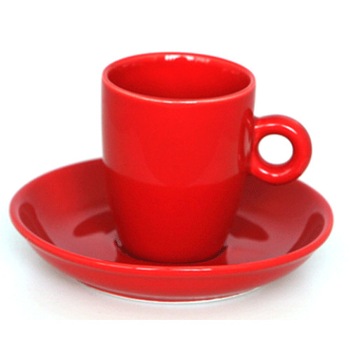Ceasca cu farfurioara Exquisite Taste 160ml MN012139 culoare rosie Ceasca cu farfurioara Exquisite Taste 160ml MN012139 culoare rosie