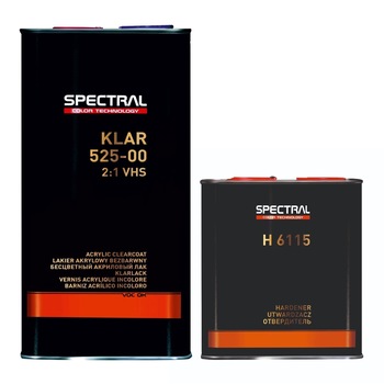 Set NOVOL, Lac (Spectral) Klar 525-00 VHS 5.00 L si intaritor H6115 2.50L Set NOVOL, Lac (Spectral) Klar 525-00 VHS 5.00 L si intaritor H6115 2.50L