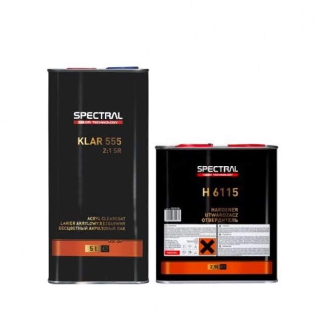 Set NOVOL, Lac (Spectral) Klar 555 HS 5.00 L si intaritor H6115 2.50L