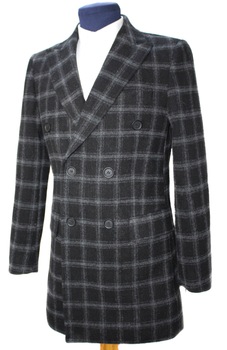 Palton barbati 2rn, Negru in carouri Palton barbati 2rn, Negru in carouri