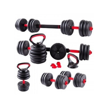 Set Gantera reglabila kettlebell FitTronic 6 in 1 de 50 kg KF50, cu o multitudine de combinatii posibile Set Gantera reglabila kettlebell FitTronic 6 in 1 de 50 kg KF50, cu o multitudine de combinatii posibile