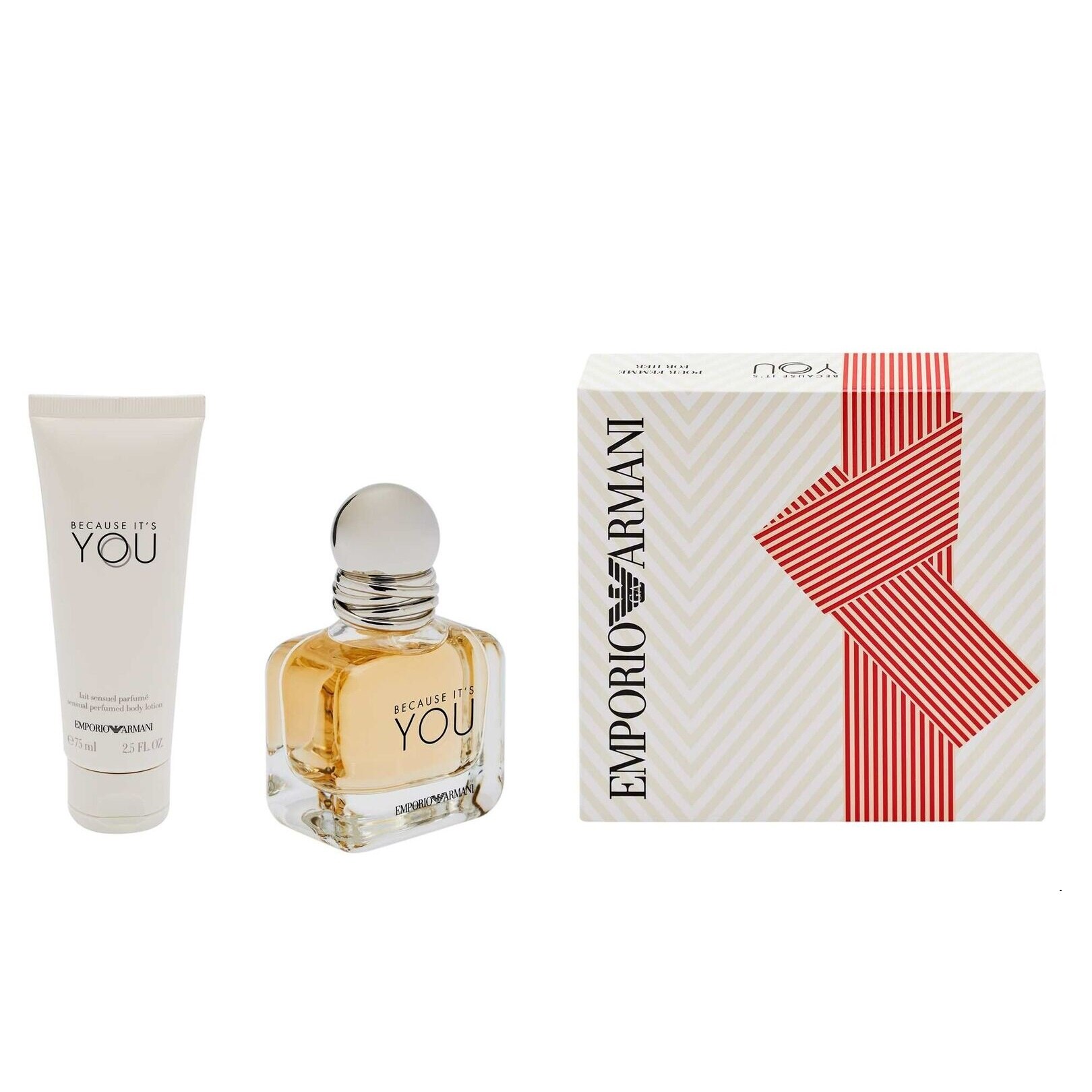 Set Armani Because It's You Apa de Parfum30 ml, Lotiune de corp 75 ml