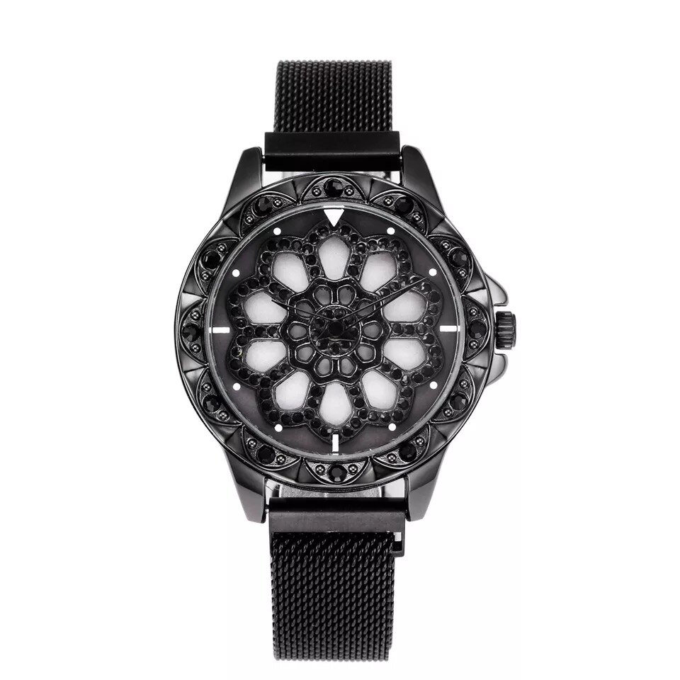 Ceas dama casual Geneva Roulette, negru