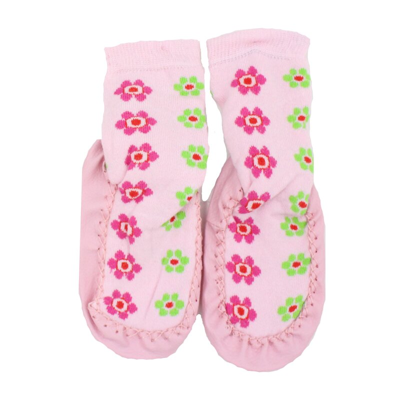 Mocasini, Margarete colorate, roz 22-23