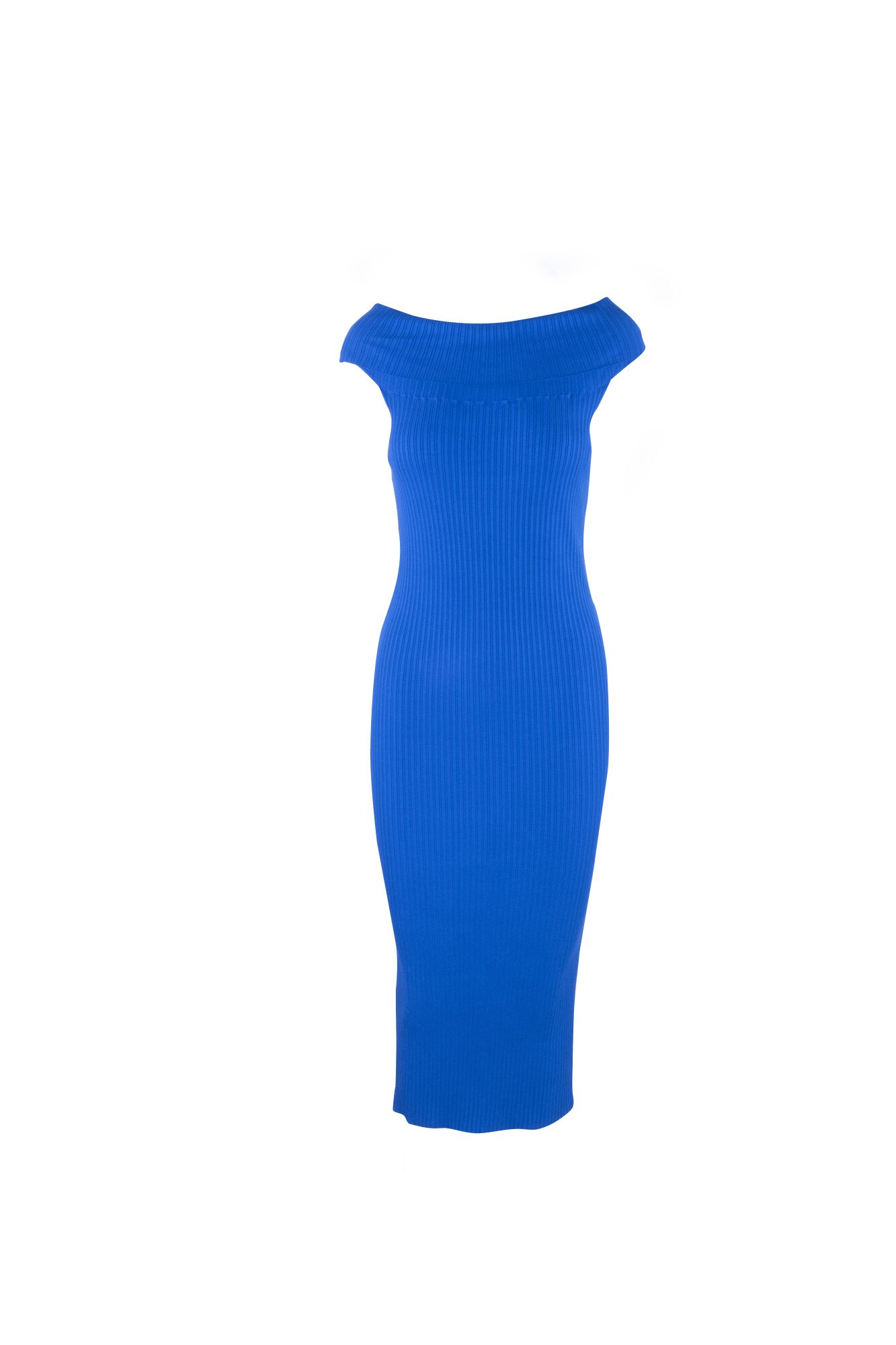 Rochie lunga fara maneci, Pinko, Albastru