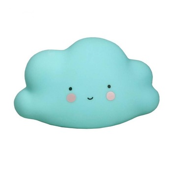 Lampa de noptiera, Zola®, pentru camera copiilor, forma norisor, albastra, 16.5x9.5x8.5 cm Lampa de noptiera, Zola®, pentru camera copiilor, forma norisor, albastra, 16.5x9.5x8.5 cm