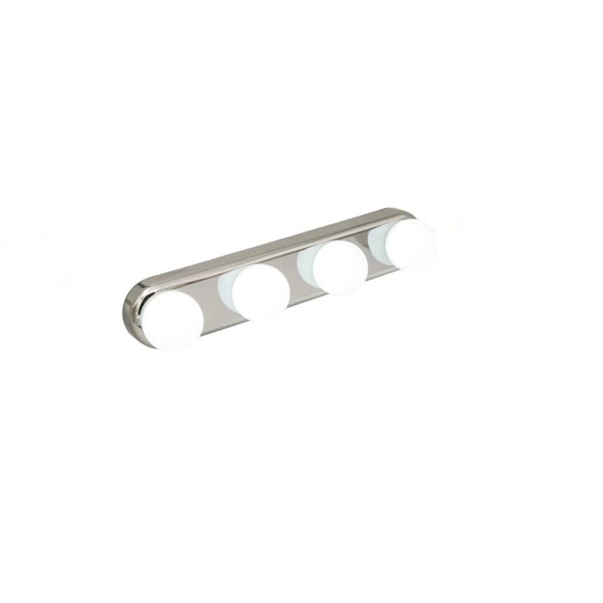 Lampa 4 x LED-uri pentru oglinda, lumina alba, baterii 4x AA, fixare cu ventuze, JMB-BBL3544