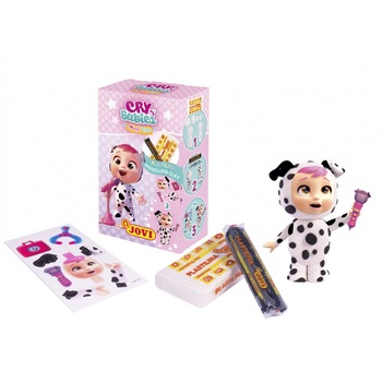 Set creativ Cry Babies cu plastilina Jovi, Dotty Set creativ Cry Babies cu plastilina Jovi, Dotty