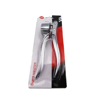 Aparat de pisat usturoi, metalic,15 cm, argintiu Aparat de pisat usturoi, metalic,15 cm, argintiu