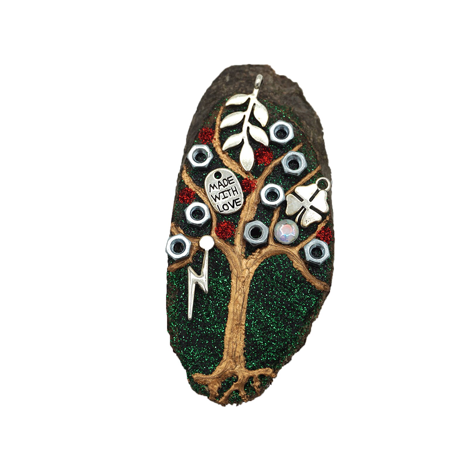 Cadou martie Regalo, tip magnet - Primavara norocoasa, 7 cm