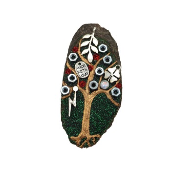 Cadou martie Regalo, tip magnet - Primavara norocoasa, 7 cm Cadou martie Regalo, tip magnet - Primavara norocoasa, 7 cm