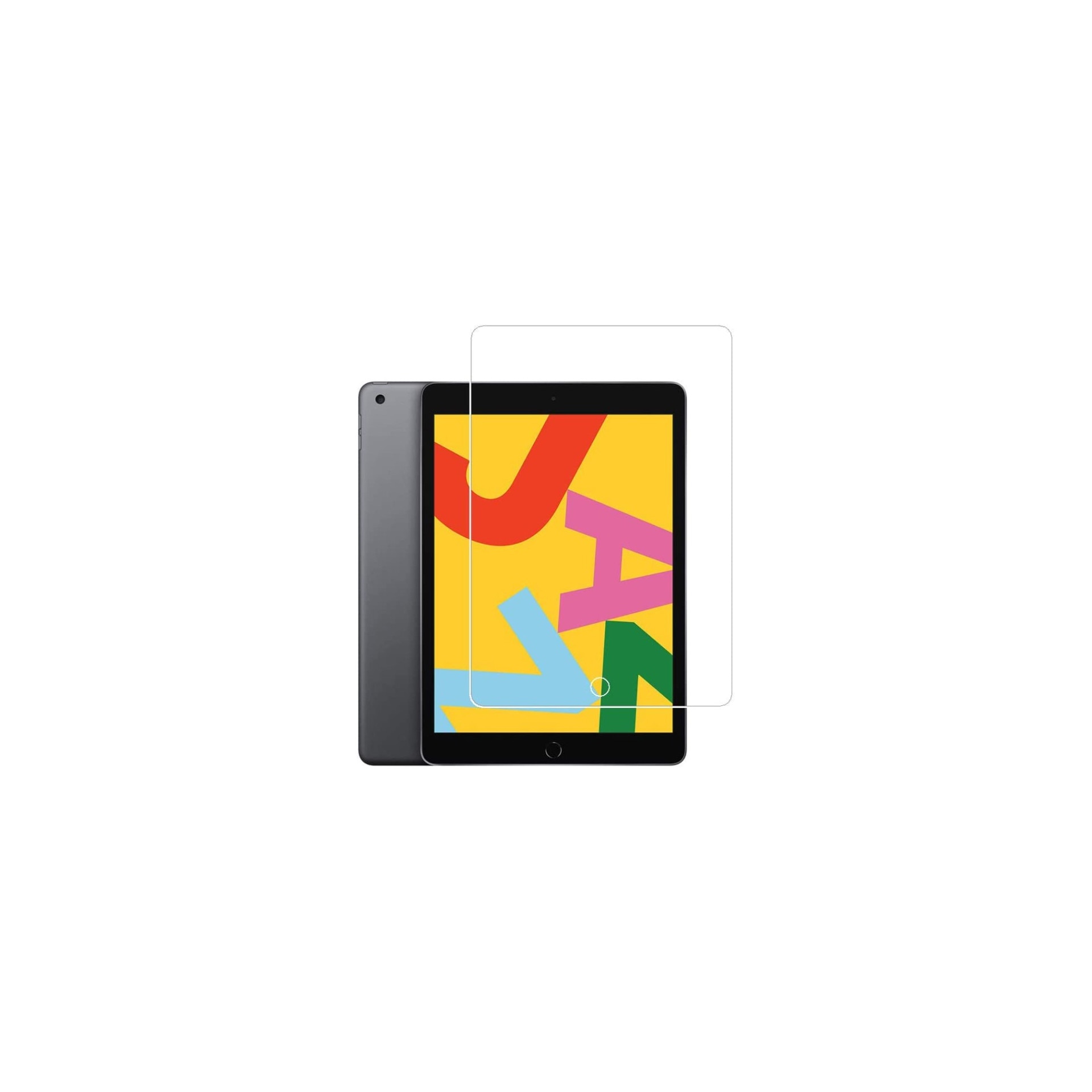 Folie de sticla pentru tableta Apple iPad 10.2 inch (2019), compatibila cu Apple Pencil, transparenta