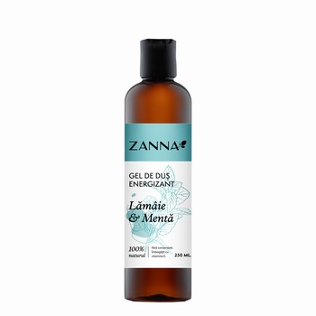 Gel de dus Energizant cu Lamaie si Menta, 250ml Zanna Gel de dus Energizant cu Lamaie si Menta, 250ml Zanna