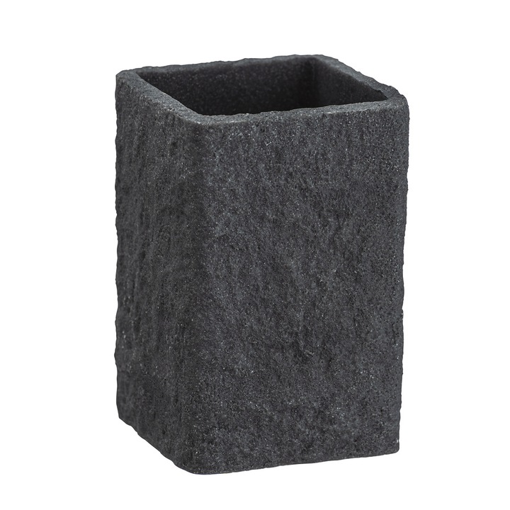 Pahar pentru periute de dinti VILLATA, negru, WENKO - negru