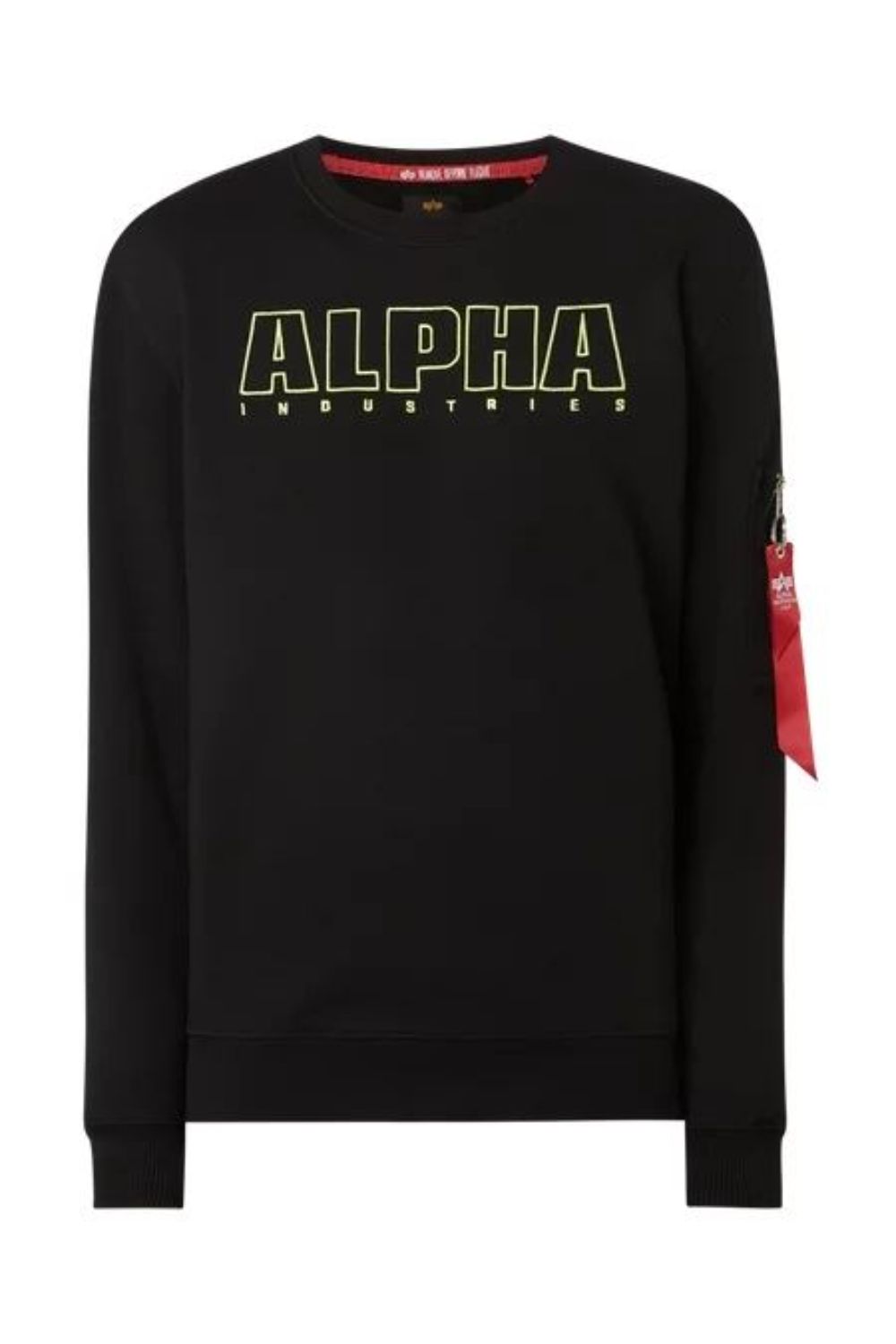 Hanorac Alpha Industries, Alpha Embroidery, Bumbac, Negru, XL