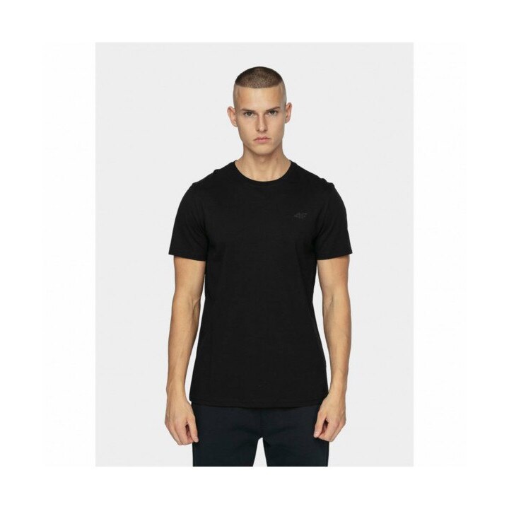Tricou barbati 4F, Bumbac, Negru, M