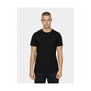 Tricou barbati 4F, Bumbac, Negru, XL Tricou barbati 4F, Bumbac, Negru, XL