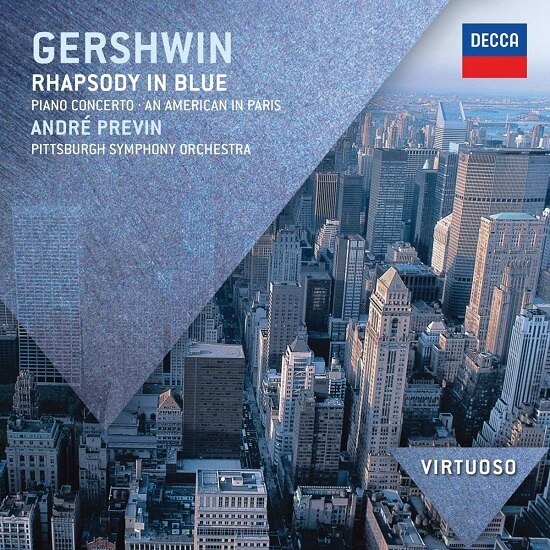 Andre Previn/Pittsburg Symphony Orchestra - Gershwin:Rhapsody in blue-Piano Concerto-An American in Paris (CD)