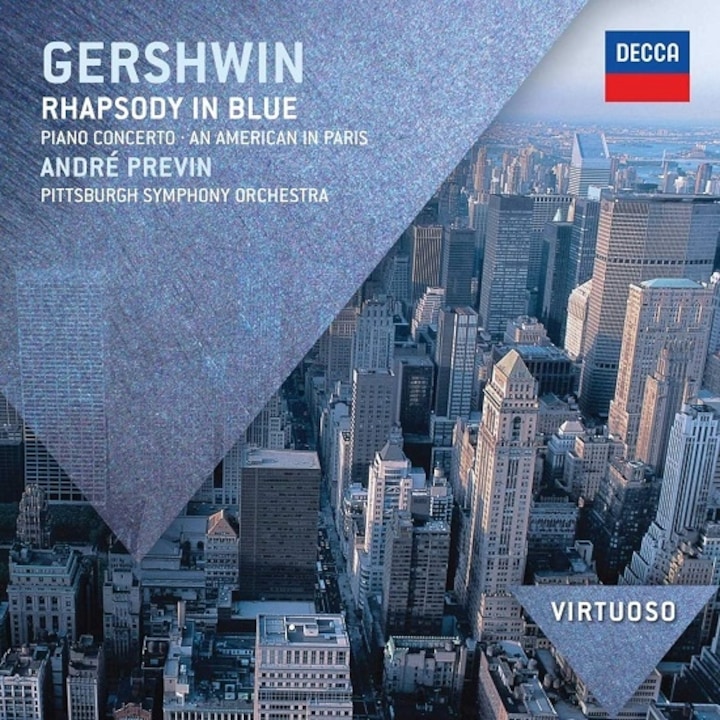 Andre Previn/Pittsburg Symphony Orchestra - Gershwin:Rhapsody in blue-Piano Concerto-An American in Paris (CD)