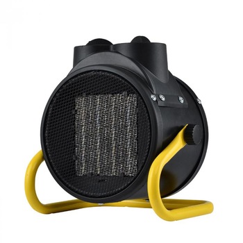 Incalzitor electric ceramic cu maner Maltec, cu termostat, putere 2000w, negru/galben Incalzitor electric ceramic cu maner Maltec, cu termostat, putere 2000w, negru/galben