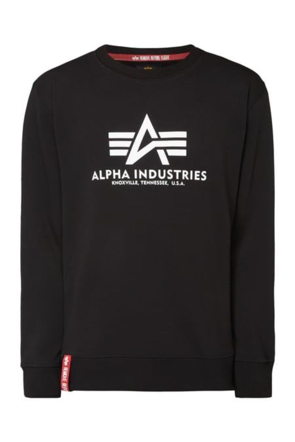 Pulover Alpha Industries, Bumbac, XL, Negru