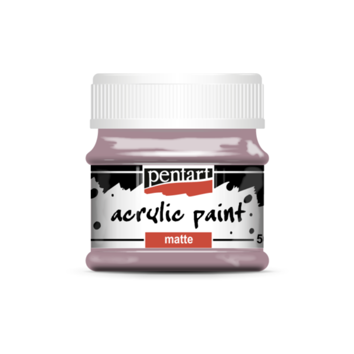 Vopsea acrilica Pentart Matt, mov vintage, 50 ml